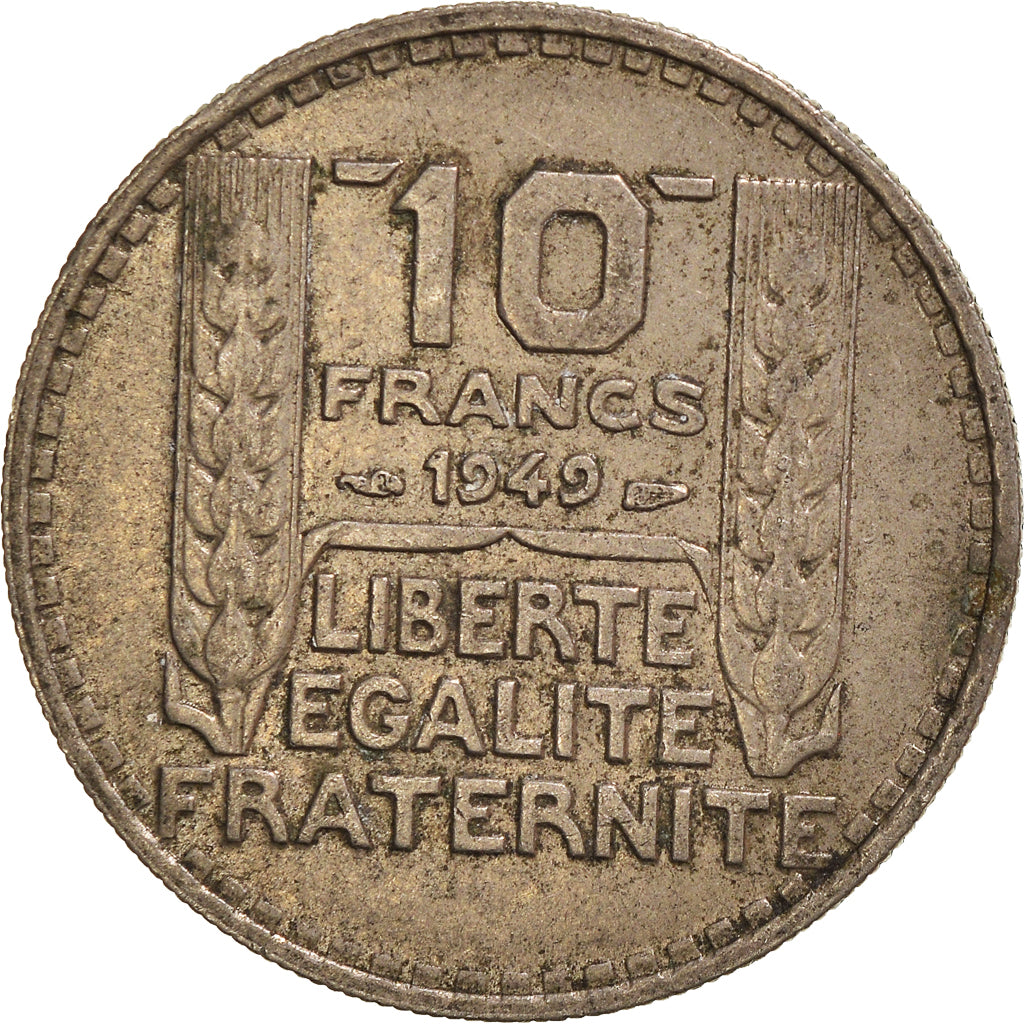 Münze, Frankreich, 10 Francs, 1949