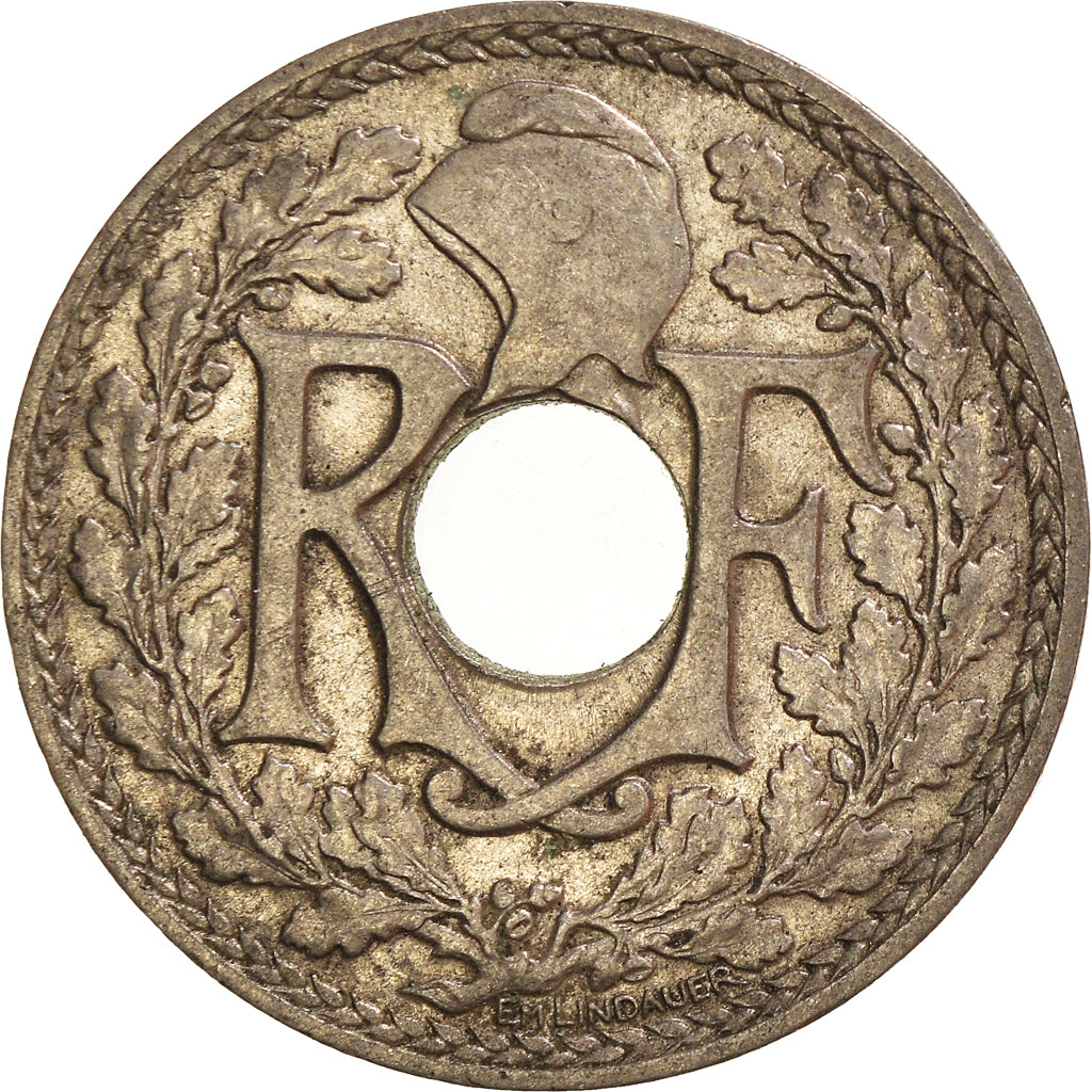 Coin, France, 25 Centimes, 1914