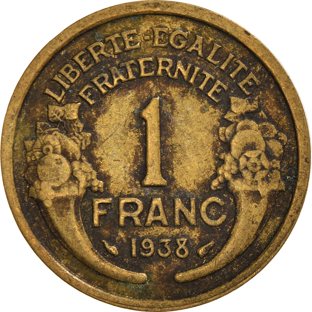 Moneta, Francja, Franc, 1938