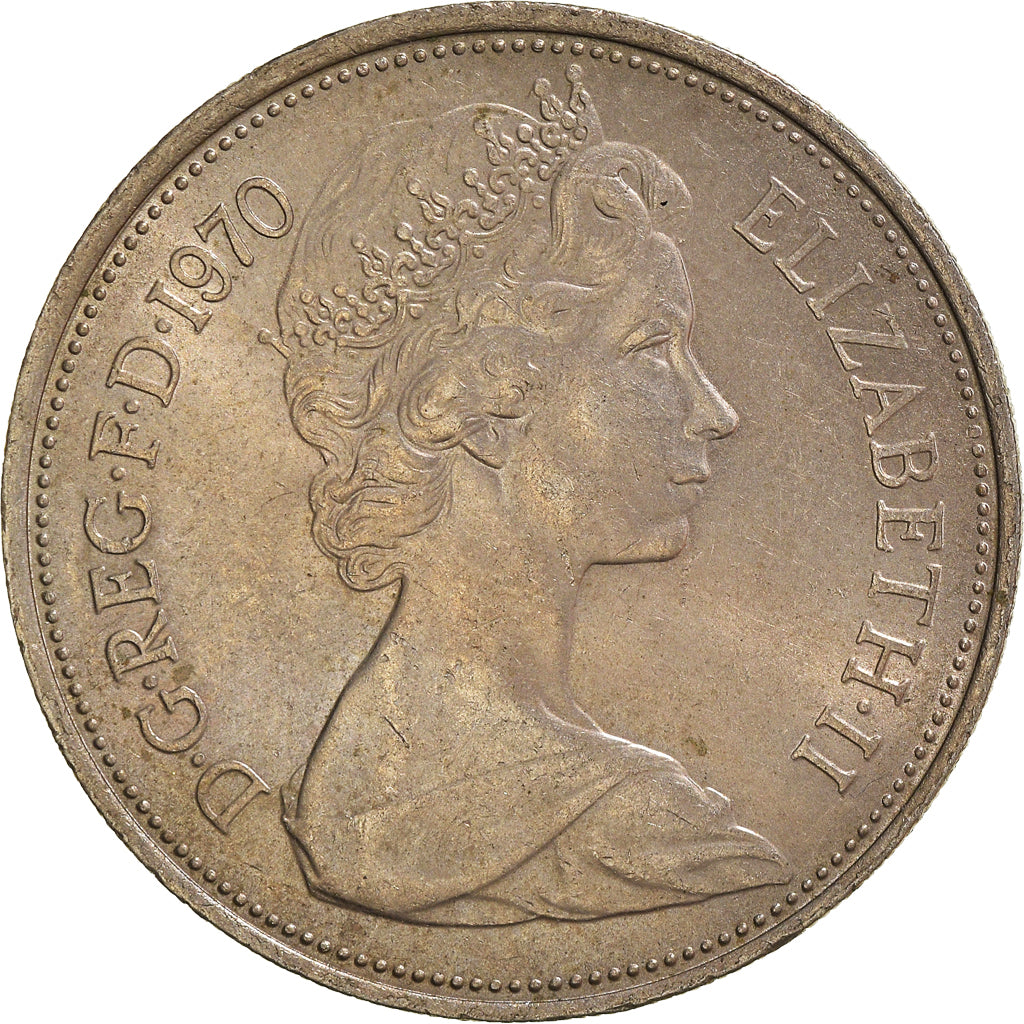 Monnaie, Grande-Bretagne, 10 New Pence, 1970