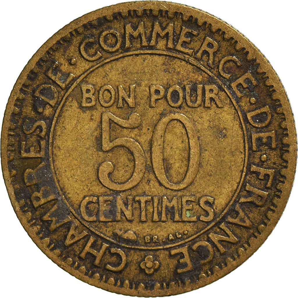 Münze, Frankreich, 50 Centimes, 1926
