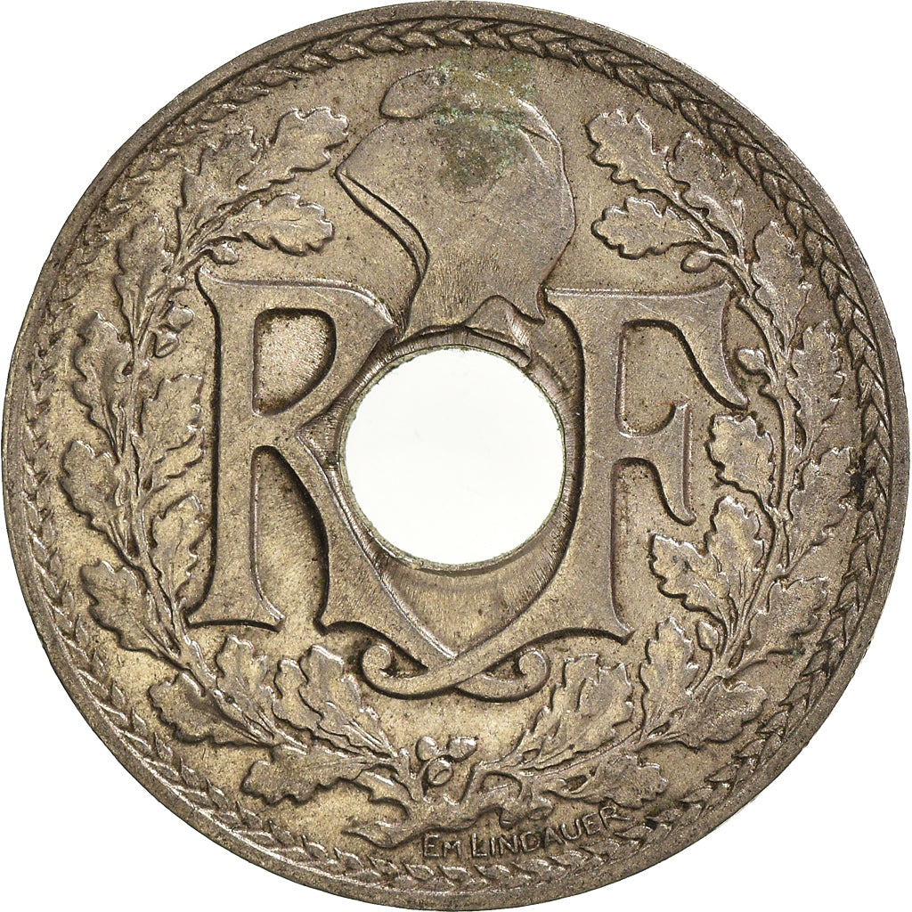 Moneda, Francia, 25 Centimes, 1914