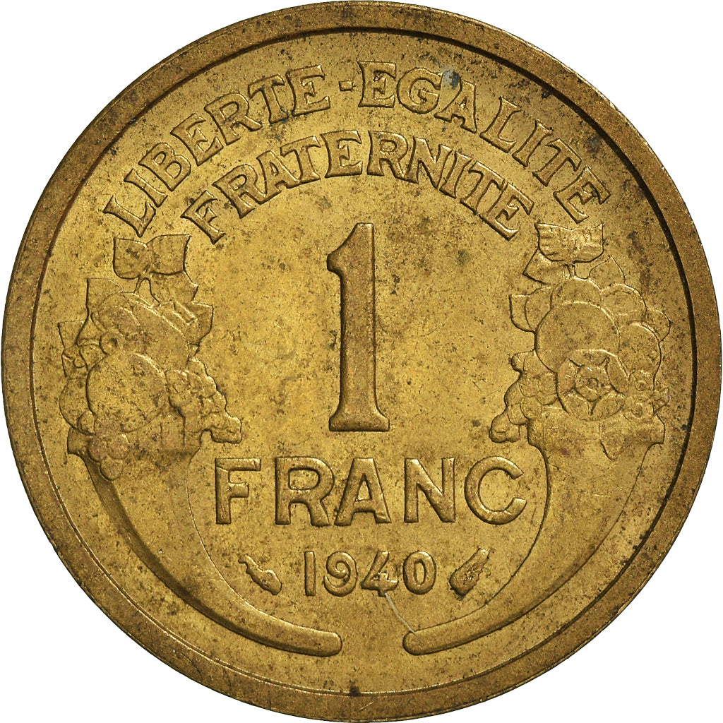 Moneta, Francja, Franc, 1940
