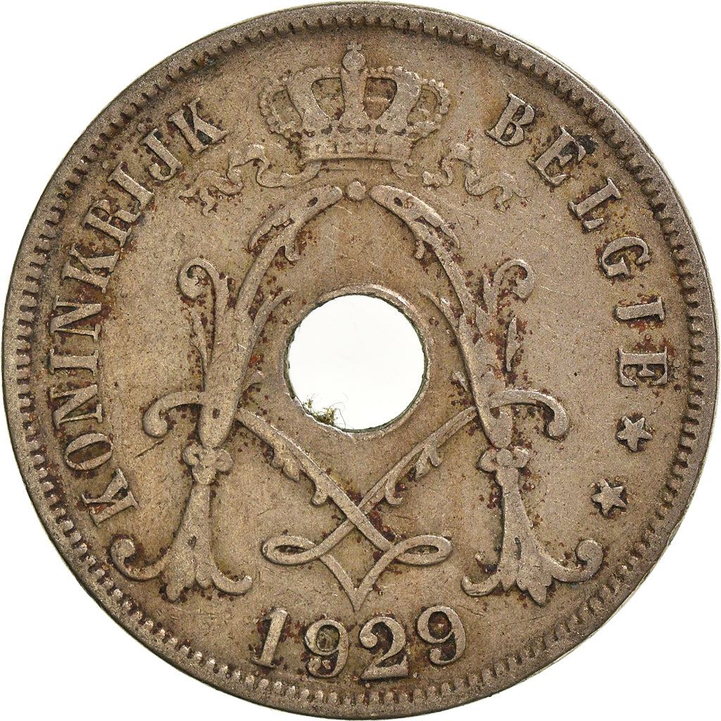 Moneta, Belgio, 25 Centimes, 1929