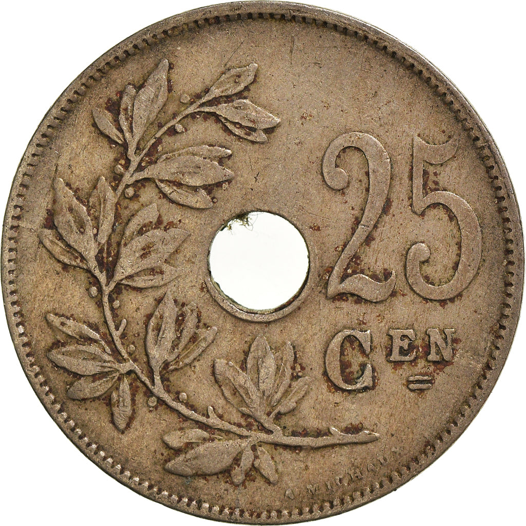 Moneta, Belgio, 25 Centimes, 1929