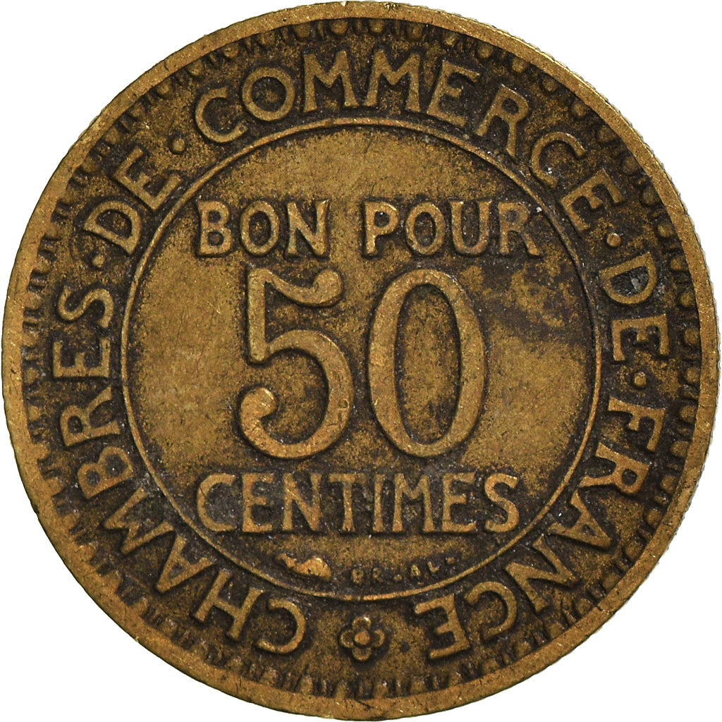 Munten, Frankrijk, 50 Centimes, 1923