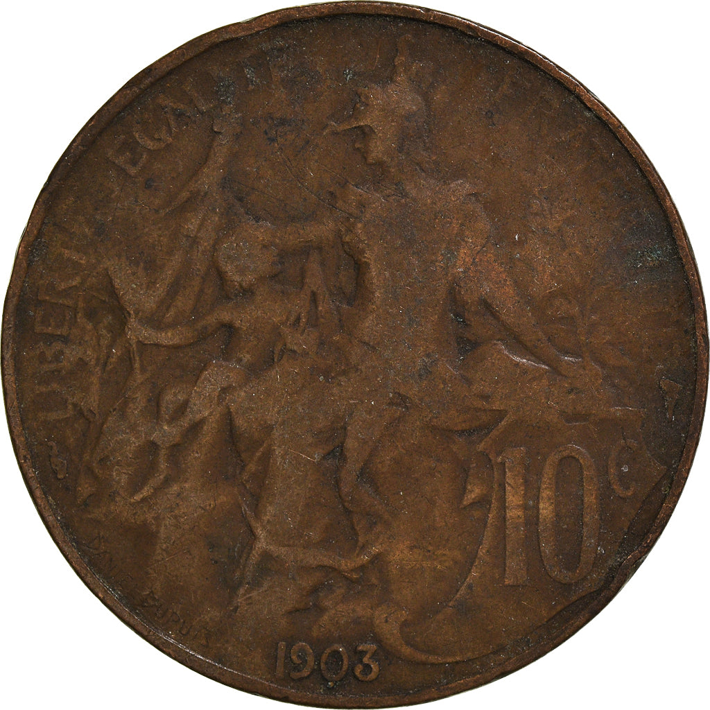 Moneta, Francia, 10 Centimes, 1903