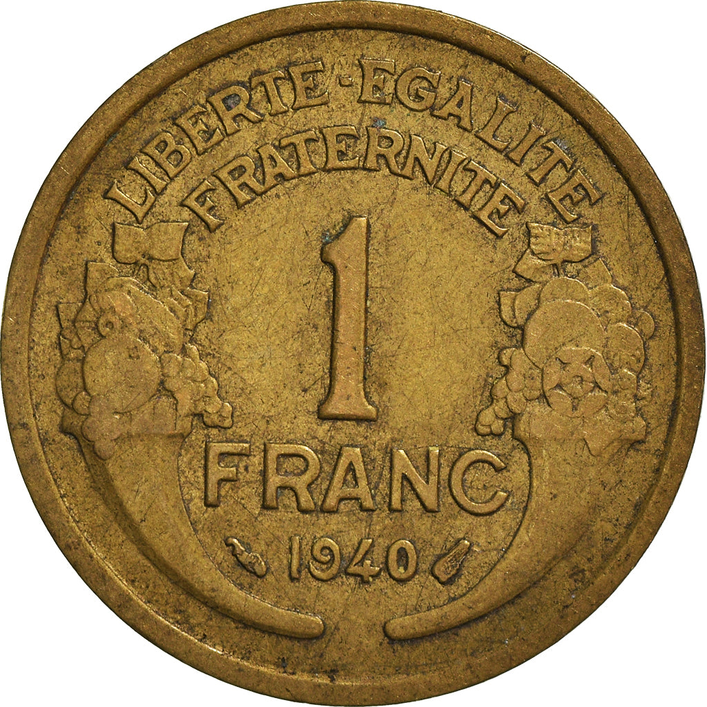Moneta, Francja, Franc, 1940