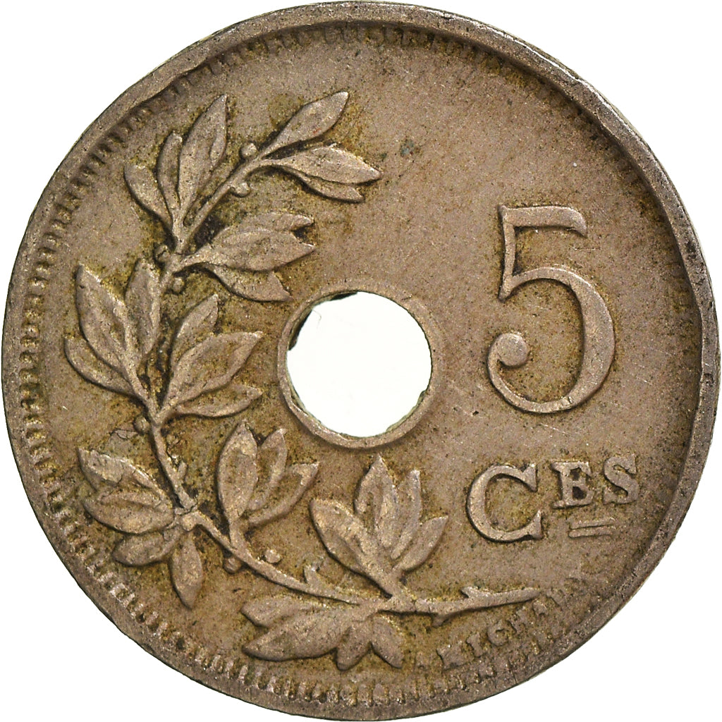Coin, Belgium, 5 Centimes, 1923