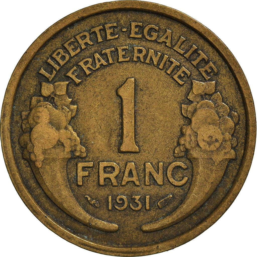 Moneta, Francja, Franc, 1931