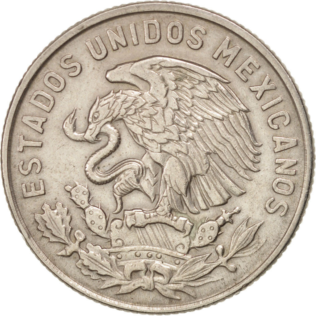 Coin, Mexico, 50 Centavos, 1964, EF(40-45), Copper-nickel, KM:451