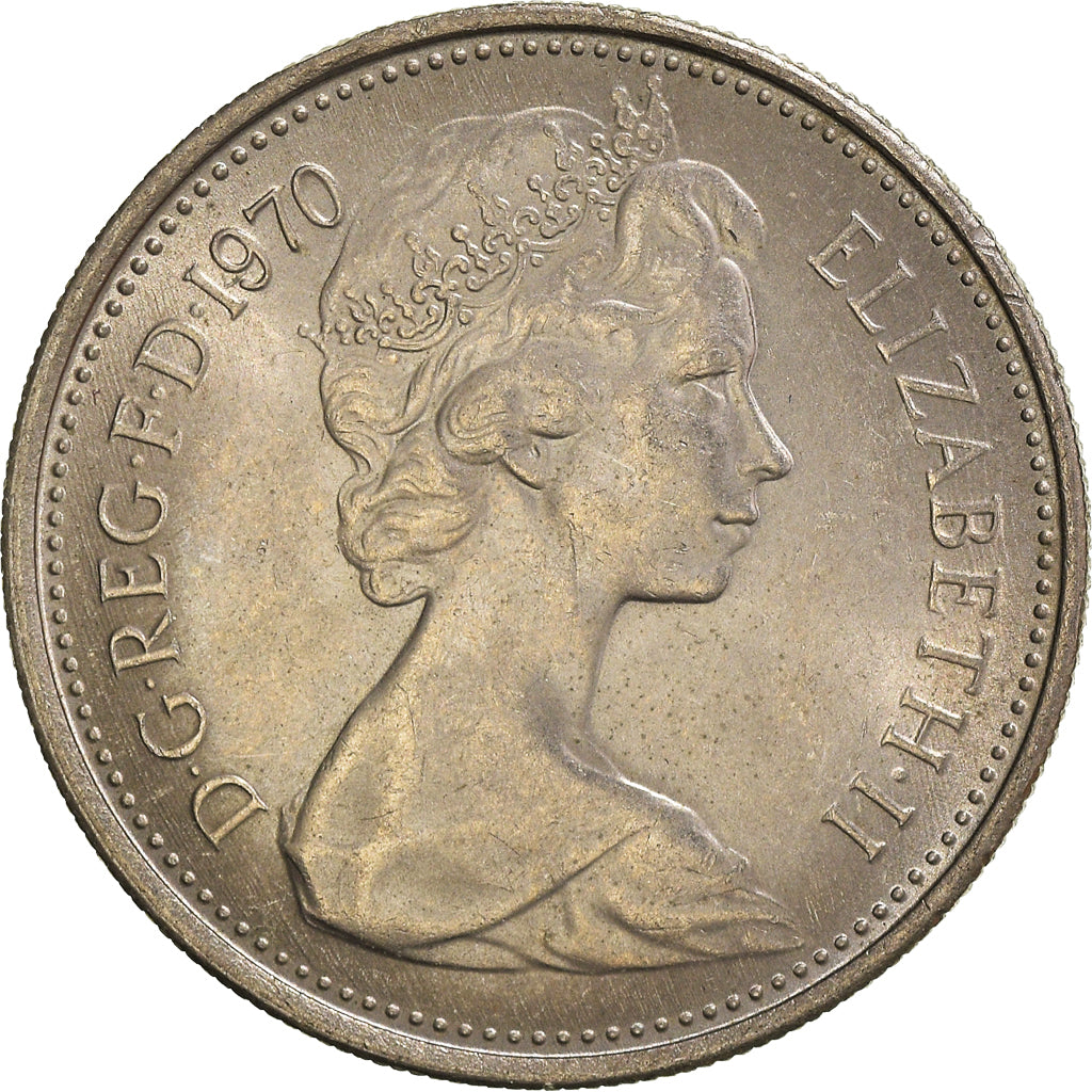 Monnaie, Grande-Bretagne, 5 New Pence, 1970