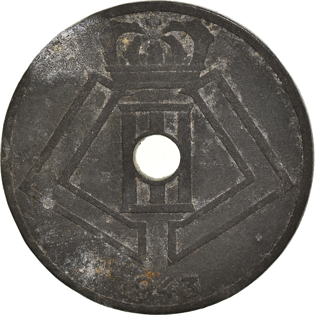 Moneta, Belgio, 25 Centimes, 1943