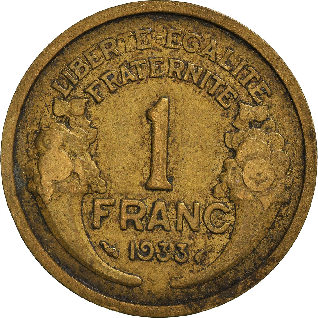 Moneta, Francja, Franc, 1933