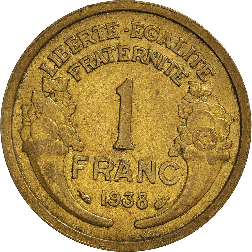 Moneta, Francja, Franc, 1938
