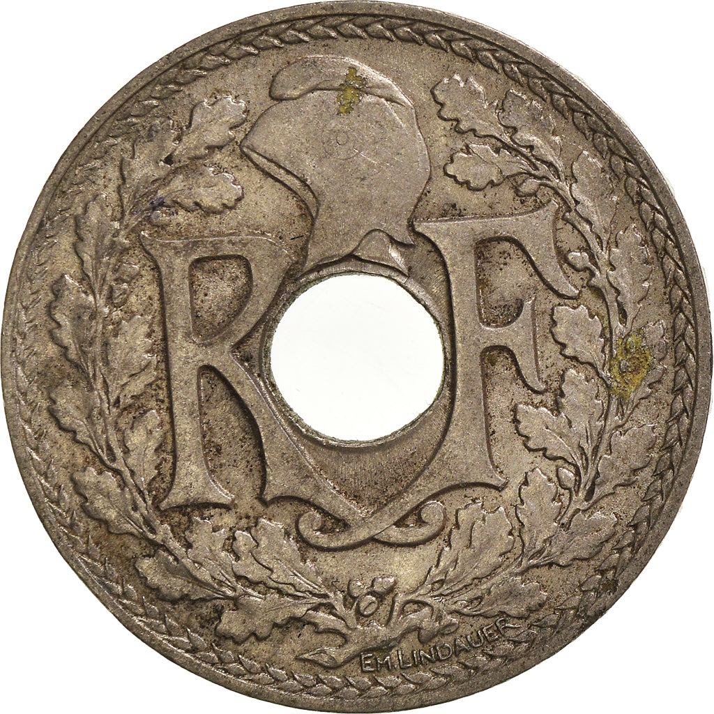 Moneta, Francia, 25 Centimes, 1914