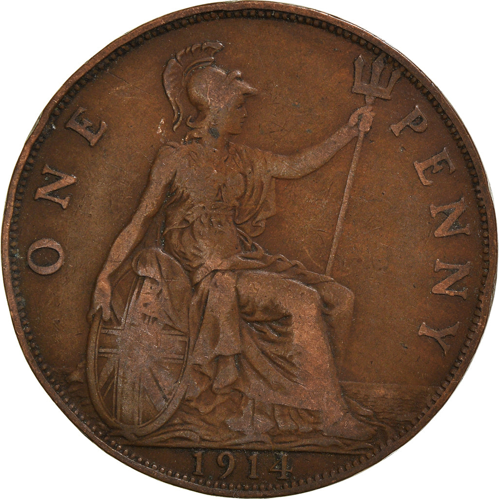 Münze, Großbritannien, 1914