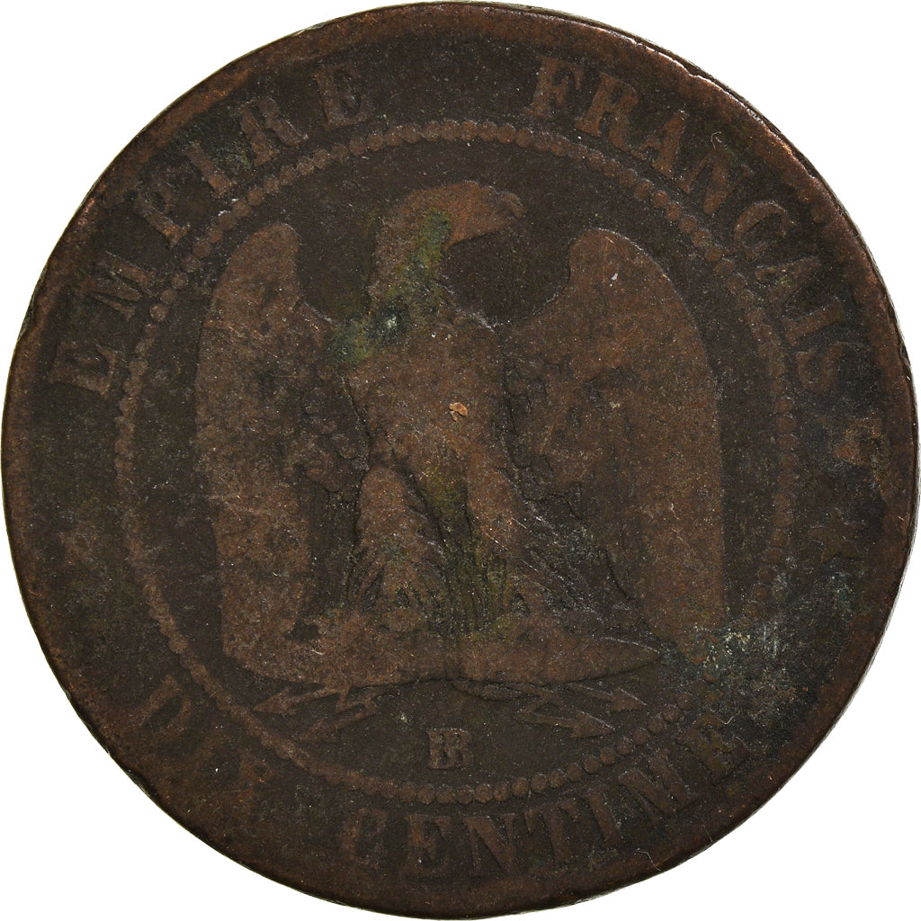 Monnaie, France, 10 Centimes, 1855