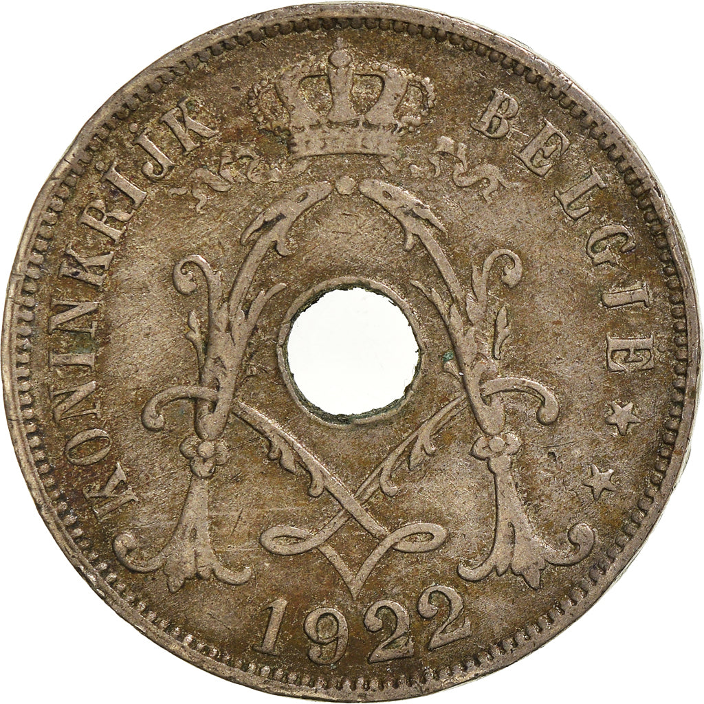 Munten, België, 25 Centimes, 1922