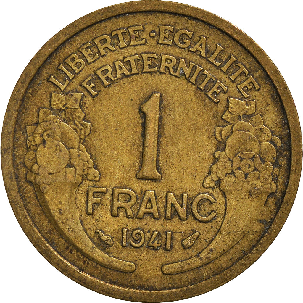 Moneta, Francja, Franc, 1941