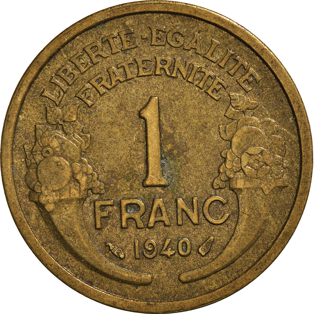 Moneta, Francia, Franc, 1940