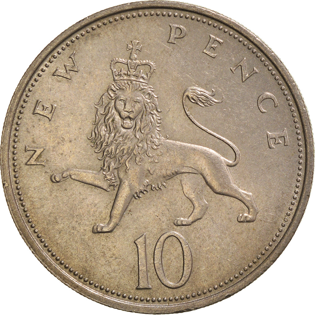 Monnaie, Grande-Bretagne, 10 New Pence, 1968