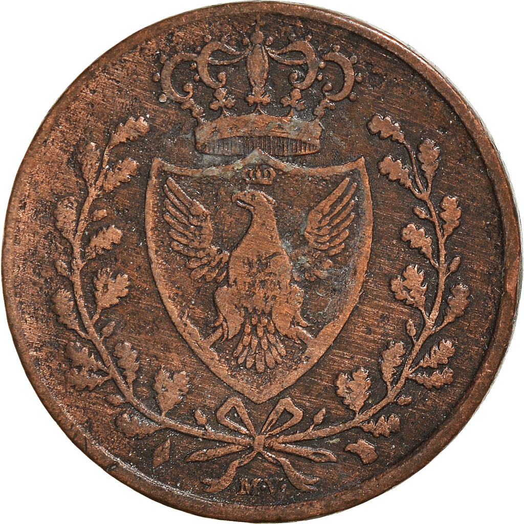 Moneda, Italia, 3 Centesimi, 1826