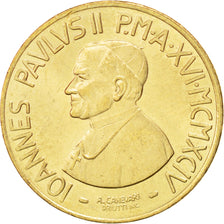 VATICAN CITY, 200 Lire, 1994, KM #256, MS(63), Aluminum-Bronze, 24, 4.98