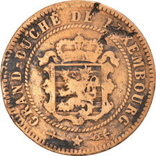 Moneda, Luxemburgo, 5 Centimes, 1854