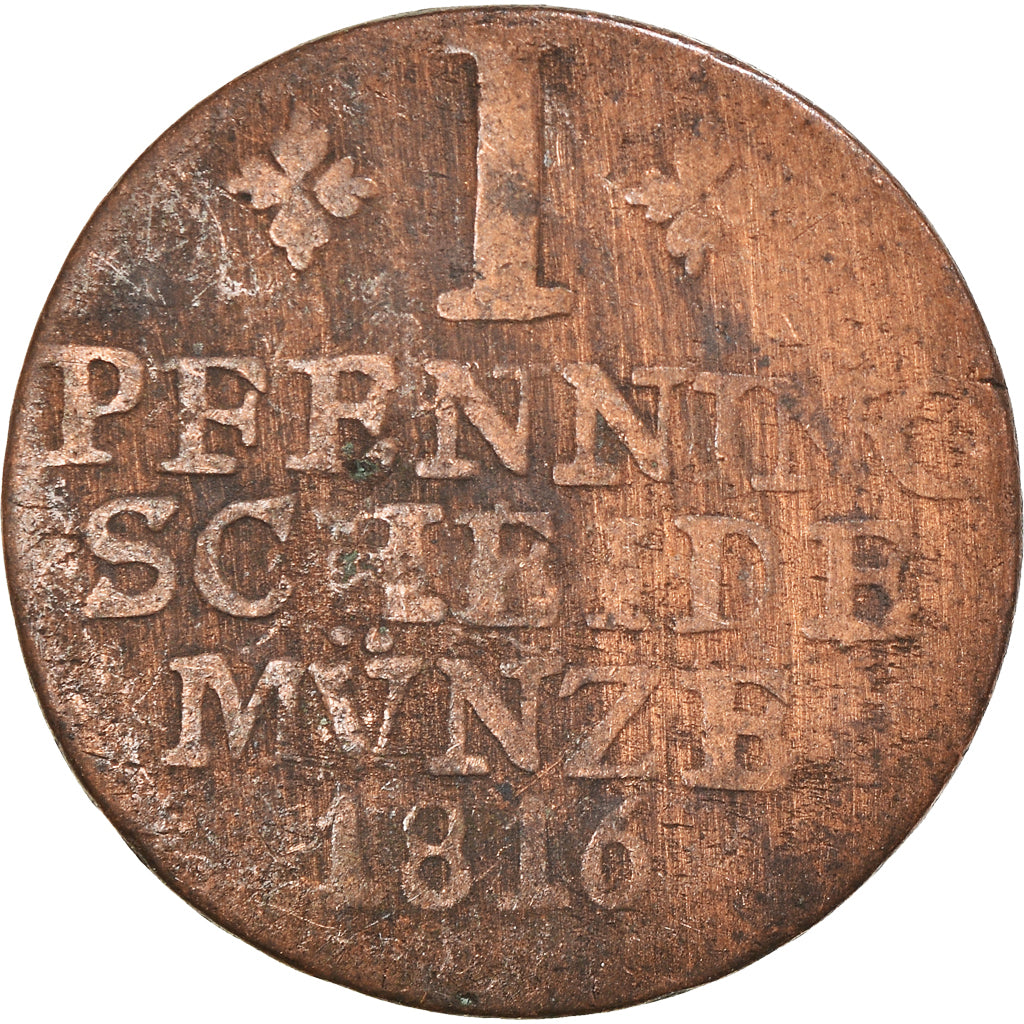 Landy niemieckie, Pfennig, 1816