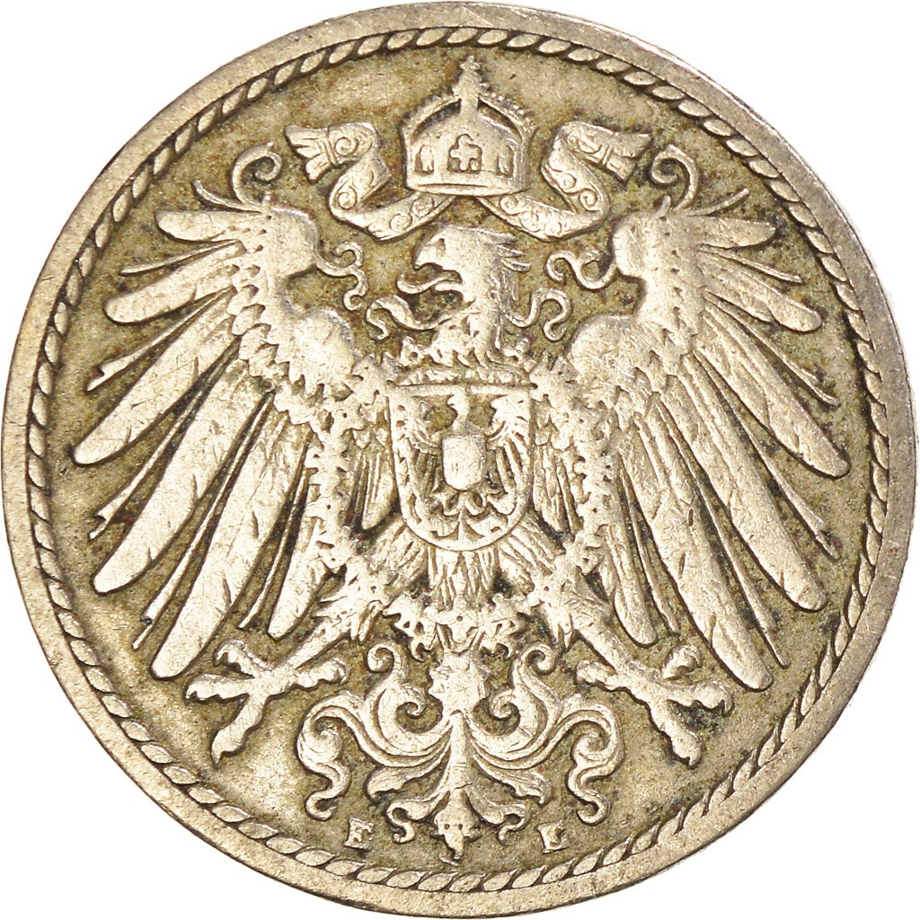 Monnaie, Allemagne, 5 Pfennig, 1898