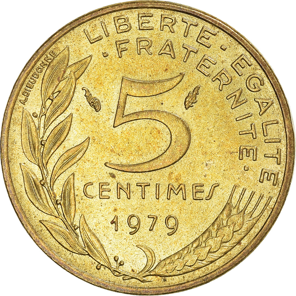 Moneta, Francia, 5 Centimes, 1979