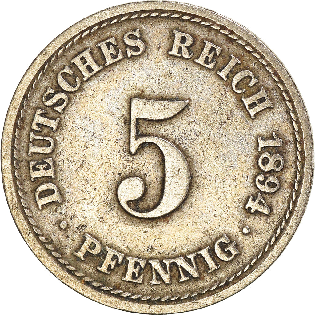 Münze, GERMANY - EMPIRE, 5 Pfennig, 1894