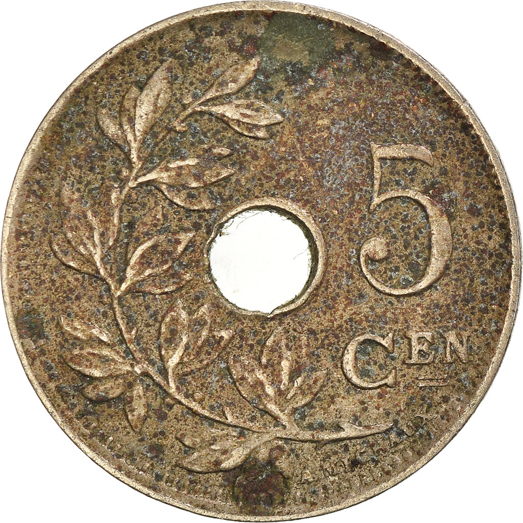 Münze, Belgien, 5 Centimes, 1923