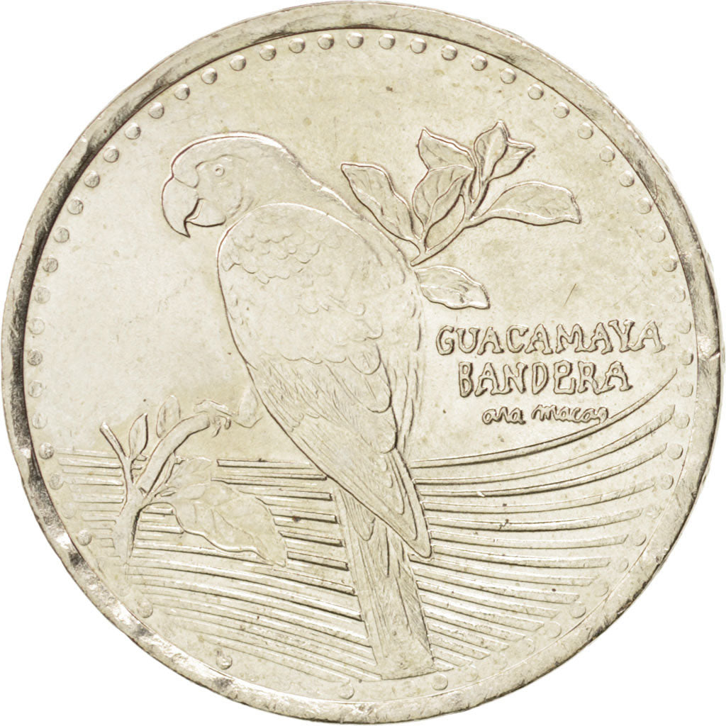 COLOMBIA, 200 Pesos, 2012, KM #297, MS(63), Copper-Nickel-Zinc, 22.4, 4.65