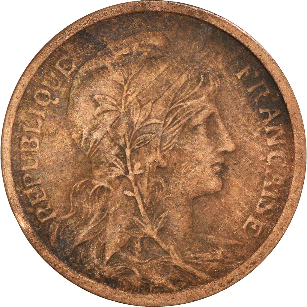 Moneda, Francia, 2 Centimes, 1914