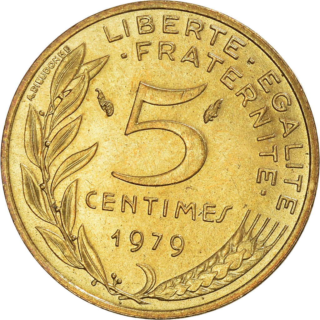 Moneta, Francia, 5 Centimes, 1979