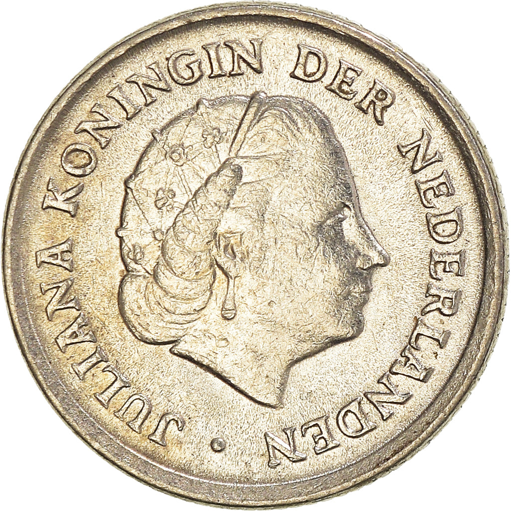 Münze, Niederlande, 10 Cents, 1965