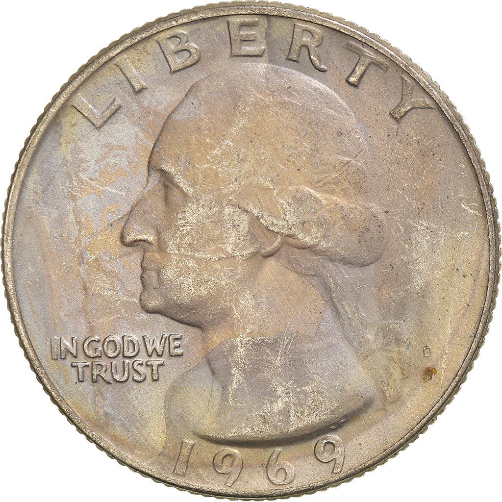 Munten, Verenigde Staten, Quarter, 1969