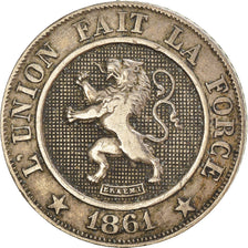 Moneda, Bélgica, 10 Centimes, 1861