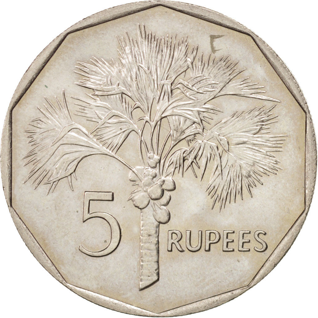 SEYCHELLES, 5 Rupees, 1982, British Royal Mint, KM #51.1, MS(63),...