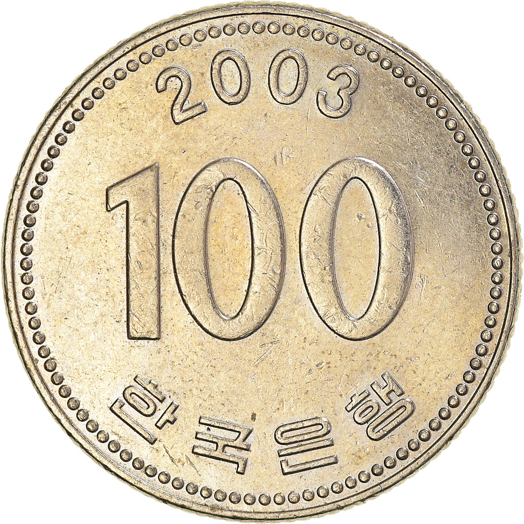 Moneta, COREA DEL SUD, 100 Won, 2003