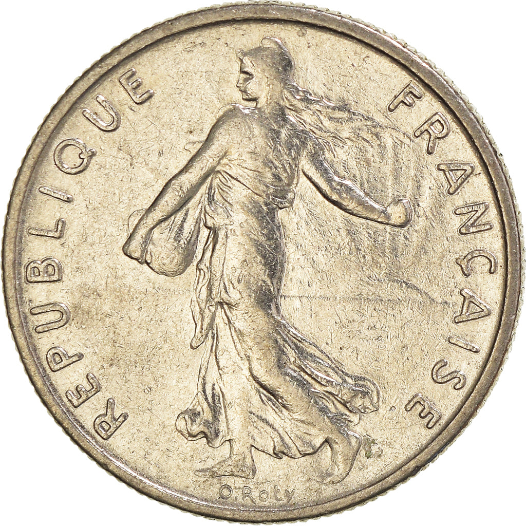 Coin, France, 1/2 Franc, 1968