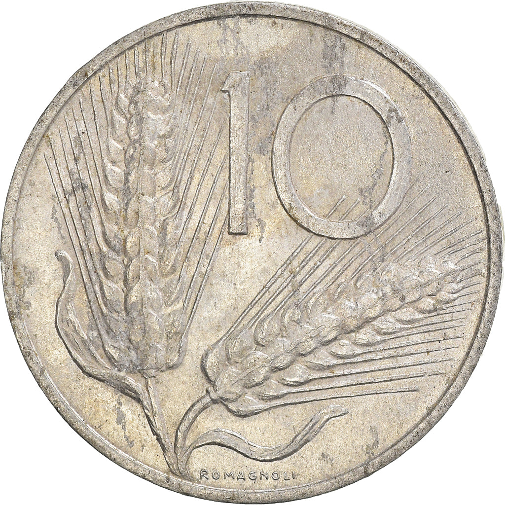 Coin, Italy, 10 Lire, 1971