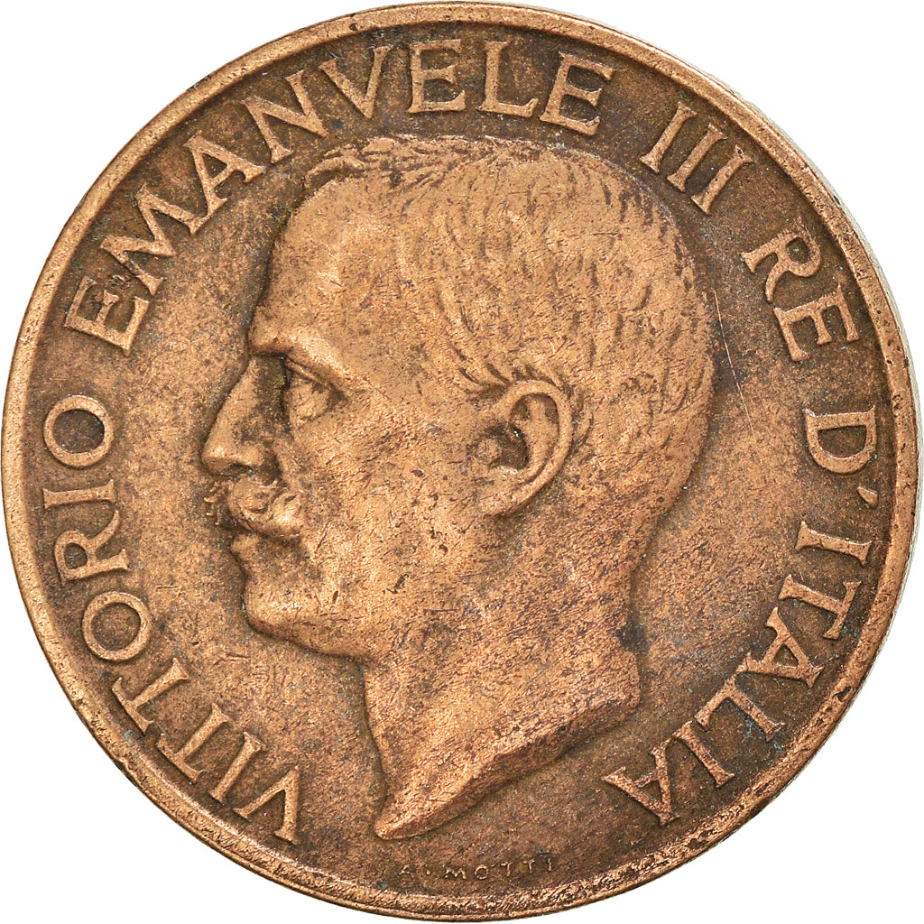Moeda, Itália, 10 Centesimi, 1923