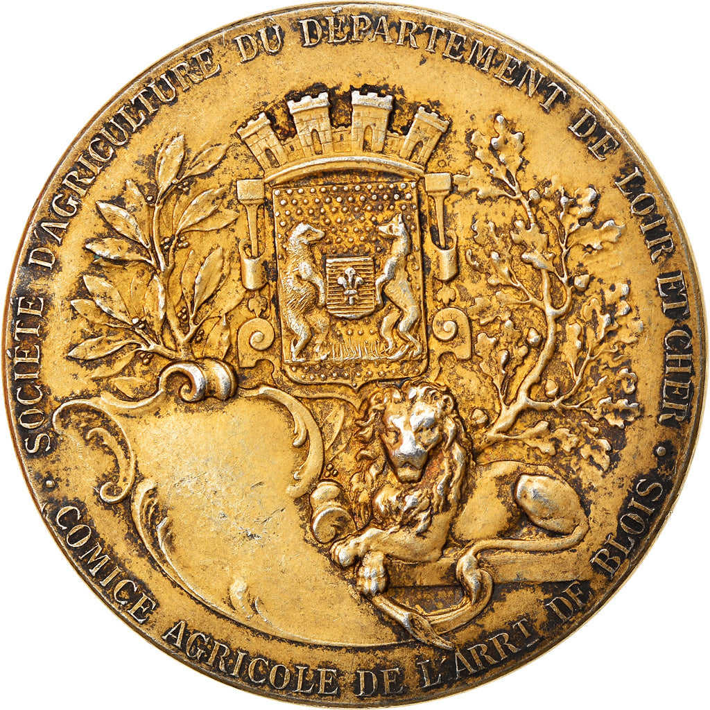 Francia, medaglia, Agriculture, Comice Agricole de Blois, Loir-et-Cher, Erdmann