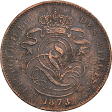 Moeda, Bélgica, 2 Centimes, 1873