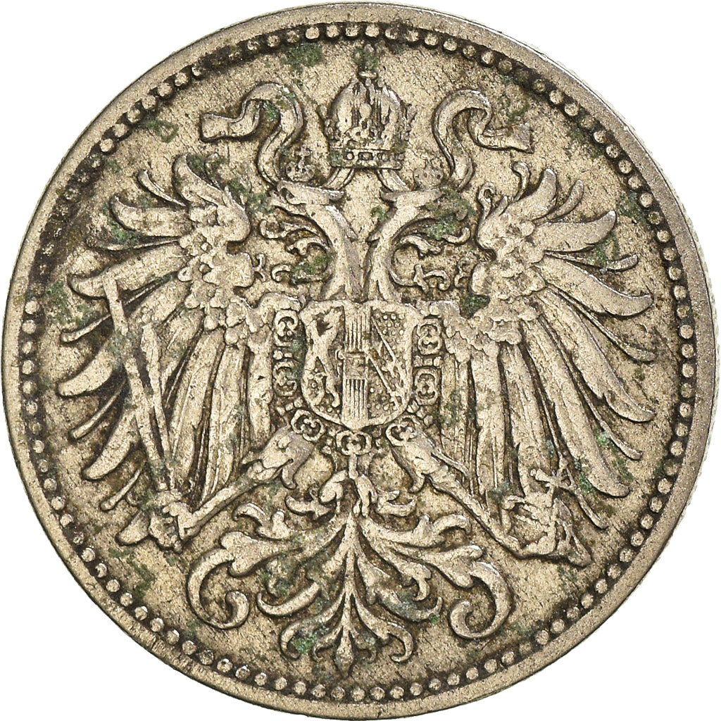 Monnaie, Autriche, 10 Heller, 1895