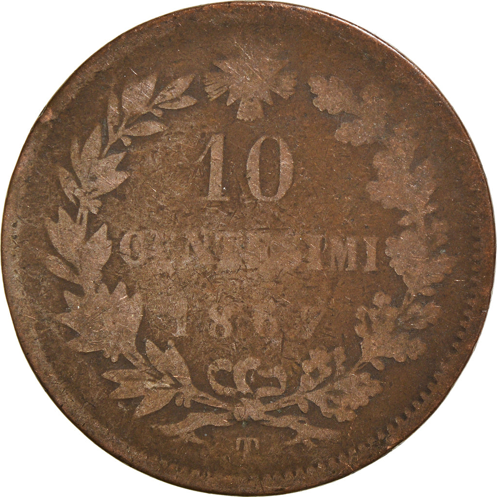 Moneta, Italia, 10 Centesimi, 1867