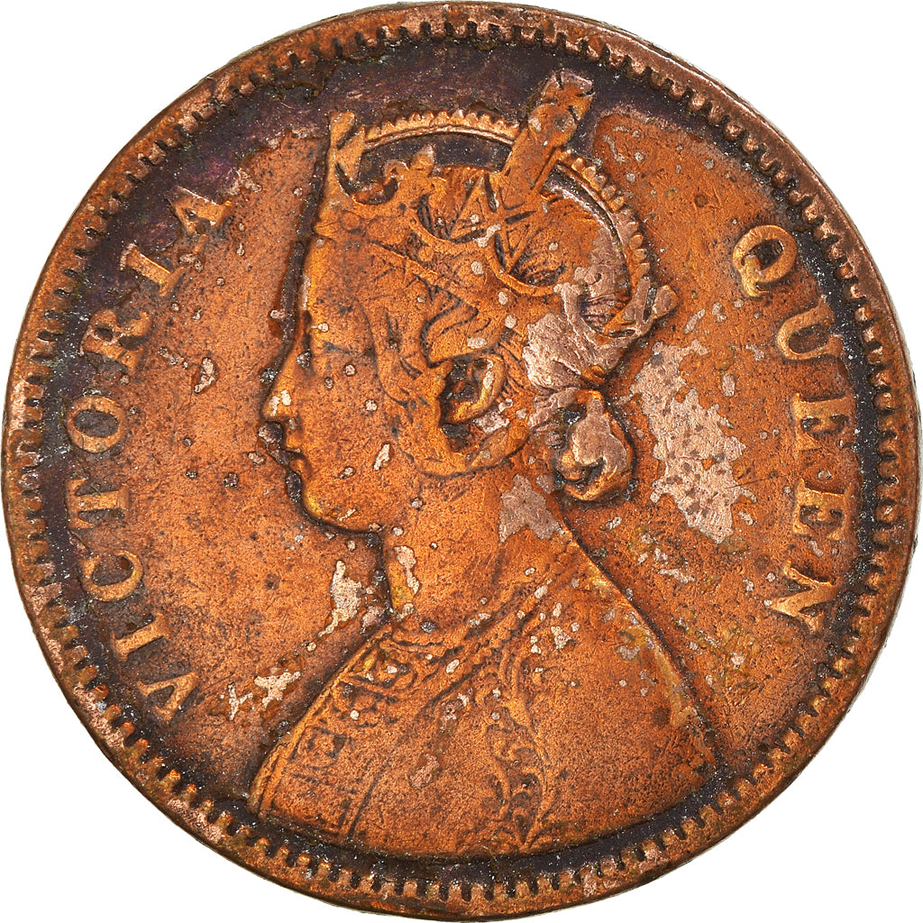 Moneta, INDIA - BRITANNICA, 1/4 Anna, 1862